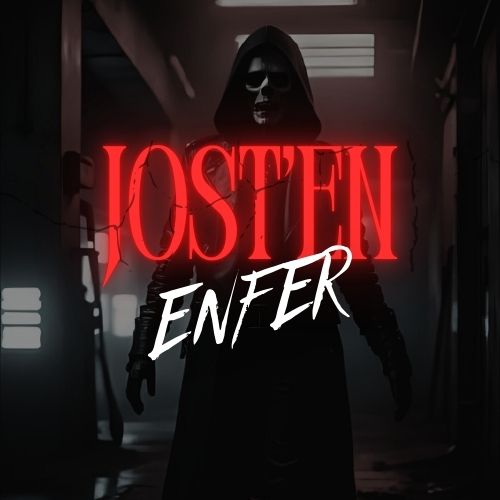 Affiche soirée Halloween JOST'EN ENFER au Jost Montpellier avec DJ set, danseuses, buffet et concours de costumes