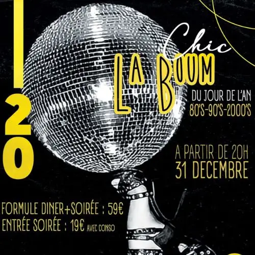 Soiree du Nouvel An Chic La Boom